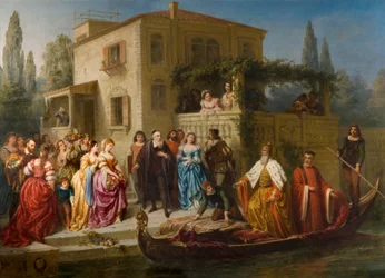 Besuch des Dogen von Venedig bei Tizian, 1870-71